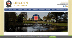 Desktop Screenshot of lincolngc.co.uk